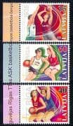 Latvia 2009 Basketball / Sports / Games / Animation 3v n29989