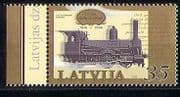 Latvia 2009 Trains / Steam Engine/ Locomotive/ Rail/ Transport / Railways 1v (n29350)