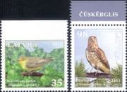 Latvia 2011 Eagle/ Warbler/ Raptors/ Birds/ Nature/ Wildlife 2v set (lv1035)