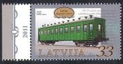Latvia 2011 Trains / Rail / Railways / Transport / Carriage 1v (n33380)