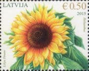 Latvia 2015 Sunflowers/ Flowers/ Plants/ Nature/ Crops/ Farming 1v (n46421)
