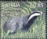 Latvia 2017 Badger/ Animals/ Wildlife/ Nature/ Conservation 1v (lv1046)