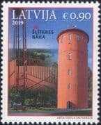 Latvia 2019 Lighthouses/ Maritime Safety/ Buildings/ Architecture/ Maps 1v (lv1033)