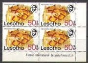 Lesotho 1976 Rock Painting / Art / 50s on 50c 1v blk n22139