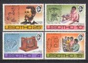 Lesotho 1976 Telephone / People / A G Bell 4v set (n25043)