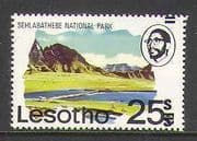 Lesotho 1980 25s on 25c Double Surch Error 1v n21928