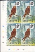 Lesotho 1981 Birds/ Nature/ Wildlife/ Greater Kestrel/ Waterfall 4 x 1v c/b (a32b)