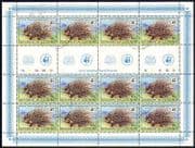 Lesotho 1981 WWF / Porcupine / Wildlife 12v sht vfu n31000