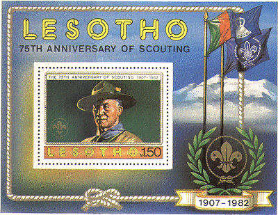 Lesotho 1982 BOY SCOUTS / Baden-Powell 1v m / s (n14063)