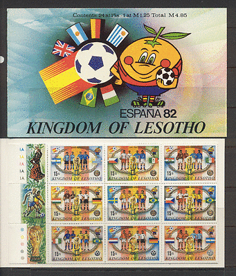Lesotho 1982 Espana / WORLD CUP FOOTBALL bklt (a3)