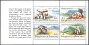 Lesotho 1983 Fungi/ Mushrooms/ Plants/ Nature 4v set as bklt pane (b587)