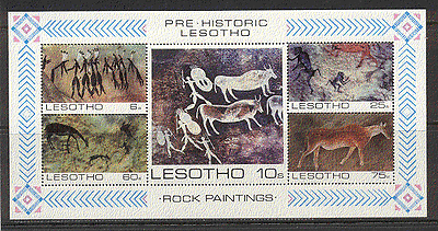 Lesotho 1983 Rock Paintings m / s ref:s2608