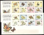 Lesotho 1984  Butterflies/ Insects/ Nature    2 x Pre-Printed Covers (16v)  (n17433)