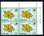 Lesotho 1984 Butterflies / Insects / Nature 50s c / b (a70)
