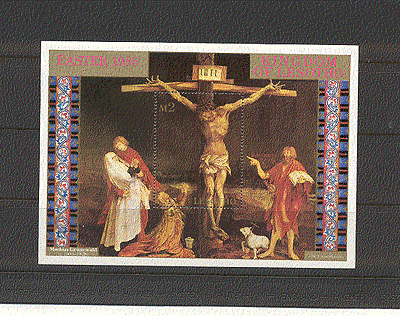 Lesotho 1985 Easter / ART m / s ref:n16377