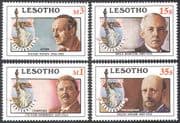 Lesotho 1986 Statue of Liberty/ Niven/ Bartok/ Films/ Cinema/ People/ Music/ Composers 4v set n17089