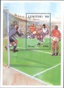 Lesotho 1987 Football/ Sports/ Soccer/ Olympics/ INCORRECT FLAG/ TYPE I 1v m/s (n14053)