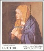 Lesotho 1988 Christmas/ Greetings/ Titian/ Art/ Artists/ Paintings 1v m/s (n16380)