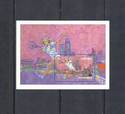 Lesotho 1988 TENNIS / Sports m / s ref:n14065