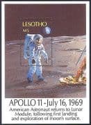 Lesotho 1989 Space / Astronaut / Moon Lander 1v m / s (b1278)