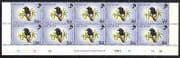 Lesotho 1990 BIRDS 16s on 30s surch IMPRINT blk (a12)