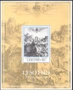 Lesotho 1991 Albrecht Durer/ Art/ Artists/ Christmas/ Nativity/ Paintings 1v m/s (n16751b)