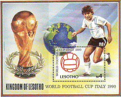 Lesotho 1997 Football / Italy WC / Soccer / Sport m / s n14059