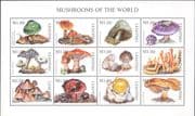Lesotho 1998 Fungi/ Mushrooms/ Plants/ Nature 12v sht (b558)
