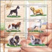 Lesotho 1999 Boxer/ Spaniel/ Collie/ Dogs/ Domestic Animals/ Nature/ Pets 6v shtlt (n18742)