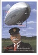 Lesotho 2000 Count Ferdinand von Zeppelin/ Airship/ Balloon/ Transport 1v m/s (n26390h)