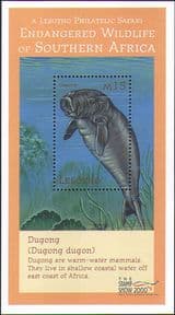 Lesotho 2000  Dugong/ Marine Animals/ Nature/ Wildlife/ StampEx  1v m/s  (s746d)