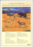 Lesotho 2000 Hyrax/ Eland/ Lechwe/ Endangered Animals/ Nature/ Wildlife/ StampEx 4v m/s (s3470m)