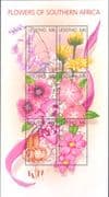 Lesotho 2003 Flowers of Southern Africa/ Plants/ Nature/ Lilies 6v m/s (n18773p)