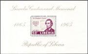 Liberia 1965 Abraham Lincoln/ JFK/ John F Kennedy/ People/ Politics/ Pre#sidents 1v m/s (n23650)
