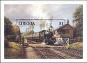 Liberia 1994 Steam Engine/ Locomotive/ Trains/Rail/ Railway/ Transport 1v m/s (s5326)