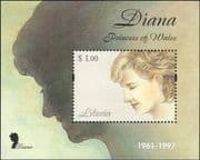 Liberia 1997 Diana, Princess of Wales/ Royal/ Royalty/ People 1v m/s (b1179)