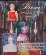 Liberia 1997 Diana, Princess of Wales/ Royal/ Royalty/ People 3v m/s (b2171)
