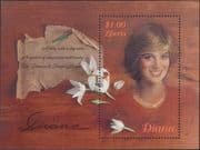 Liberia 1997 Princess Diana/ Death Commemoration/ Royalty/ People 1v m/s (b2170)