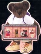 Liberia 2002 Teddy Bear/ Sporting Bears/ Teddies/ Toys/ Costumes 4v m/s (s5456k)