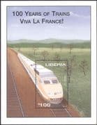 Liberia 2003 Trains/ Rail/ Railways/ Locomotives/ TGV/ Transport 1v m/s (n10353)
