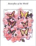 Liberia 2004 Butterflies/ Swallowtail/ Insects/  Nature/ Conservation 6v sht  (n16089)