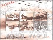 Liberia 2004 US Aircraft/ WWII/ Military/ Aviation/ Planes/ Transport/ Mustang/ Flying Fortress 6v m/s (n41343)