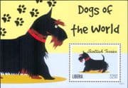 Liberia 2012 Scottish Terrier/ Dogs/ Pets/ Animals/ Nature 1v m/s (b3709a)