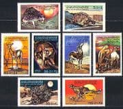 Libya 1979 Animals / Wildlife / Hedgehog / Tortoise 8v n32073