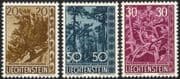 Liechtenstein 1960 Bushes/ Plants/ Trees/ Nature/ Animation 3v set (n44773)
