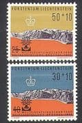 Liechtenstein 1960 WRY / Refugees / Tree / Welfare / Health / Animation 2v (n37731)