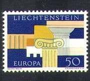 Liechtenstein 1963 Europa / Greek Architecture Design / Animation 1v (n38490)
