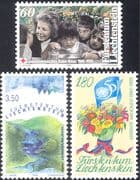 Liechtenstein 1963 Red Cross/ Health/ UN/ Nature Conservation/ Alps/ Royalty 3v set (n43594)