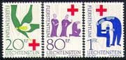 Liechtenstein 1963 Red Cross/ Health/ Welfare/ Medical/ Animation 3v set (n29538)