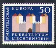 Liechtenstein 1964 Europa / Architecture / Buildings / Castle / Animation 1v (n38492)